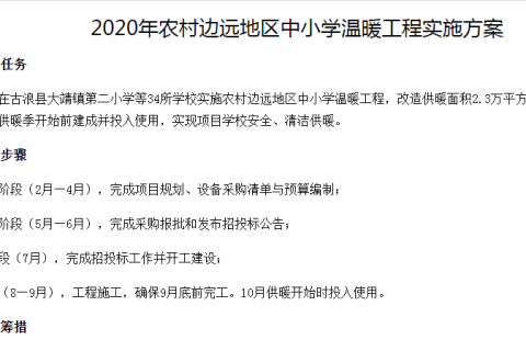 2020年甘肅大力推動農村邊遠地區中小學溫暖工程，空氣能熱泵成首選！