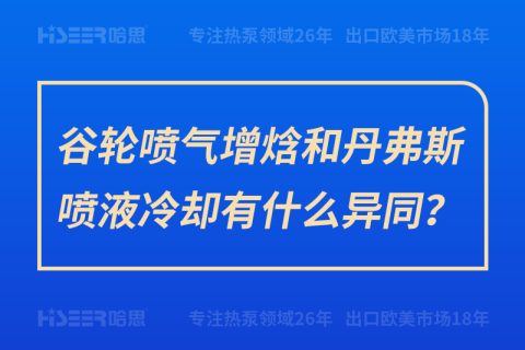 谷輪噴氣增焓和丹弗斯噴液冷卻有什么異同？